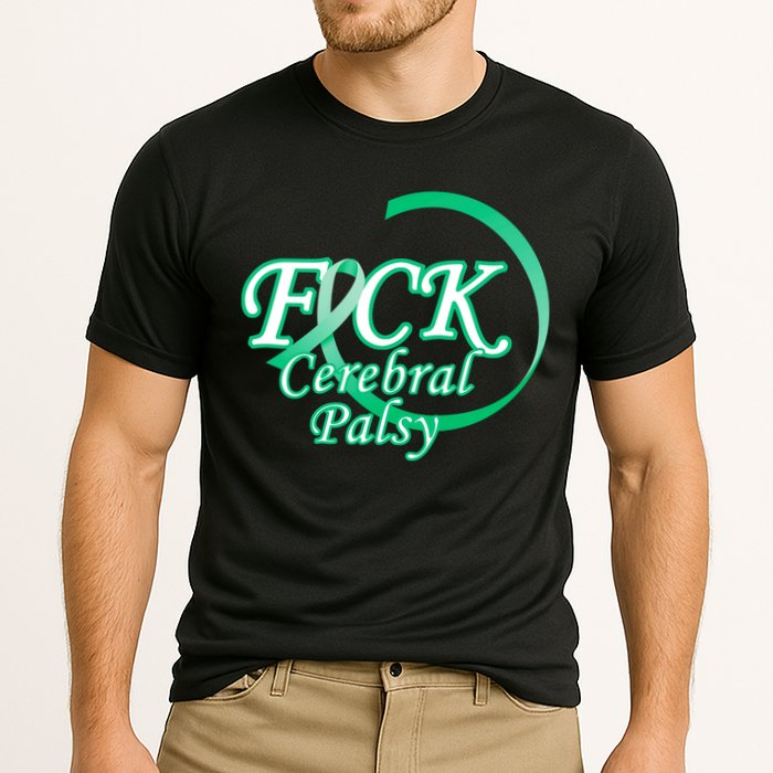 F*ck Cerebral Palsy Cooling Performance Crew T-Shirt