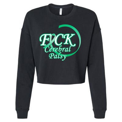 F*ck Cerebral Palsy Cropped Pullover Crew