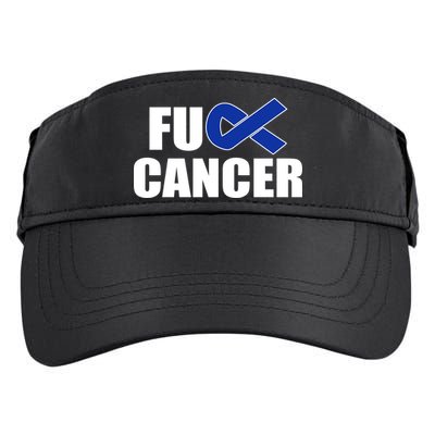 F*ck Colon Cancer Fight Logo Adult Drive Performance Visor