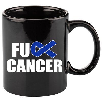 F*ck Colon Cancer Fight Logo 11oz C Handle Ceramic Mug
