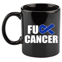 F*ck Colon Cancer Fight Logo 11oz C Handle Ceramic Mug