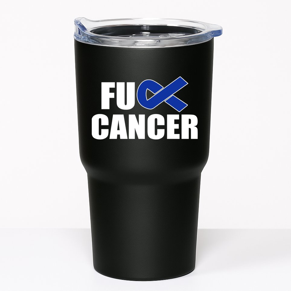 F*ck Colon Cancer Fight Logo Tumbler