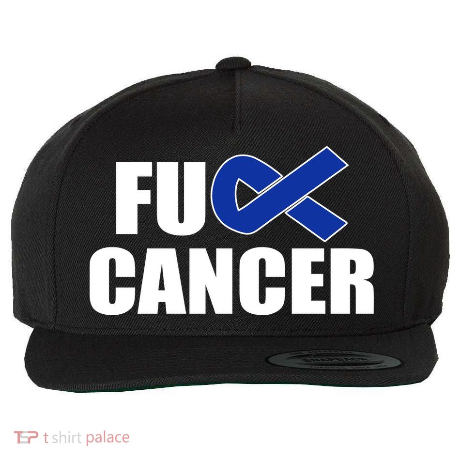 F*ck Colon Cancer Fight Logo Wool Snapback Cap