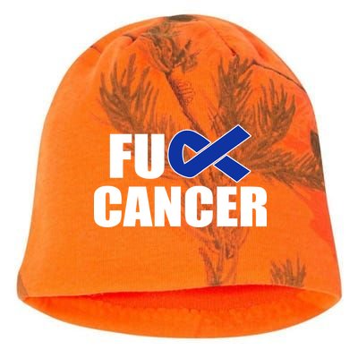 F*ck Colon Cancer Fight Logo Kati - Camo Knit Beanie