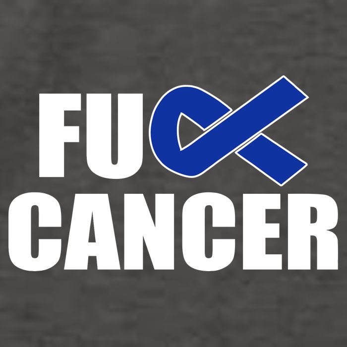 F*ck Colon Cancer Fight Logo Vector Backpack