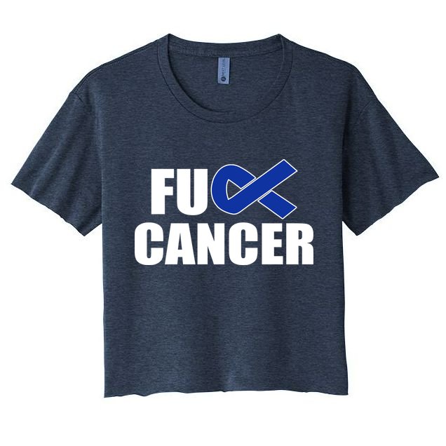F*ck Colon Cancer Fight Logo Crop Top