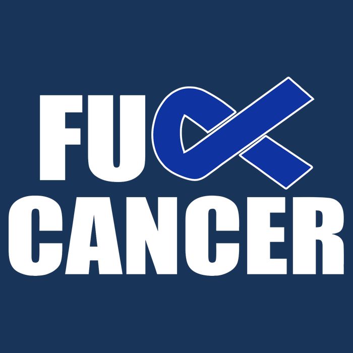 F*ck Colon Cancer Fight Logo Zip Tote Bag