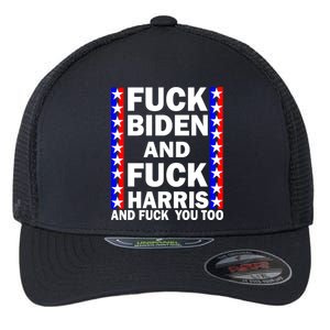 F*ck Kamala Harris and F Joe Biden Flexfit Unipanel Trucker Cap