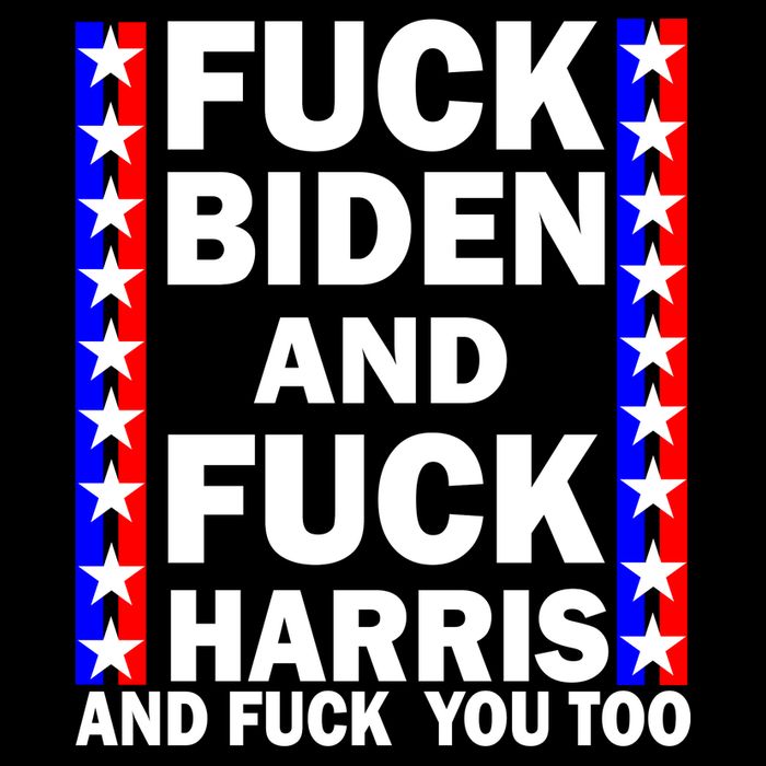 F*ck Kamala Harris and F Joe Biden Flatbill Hat