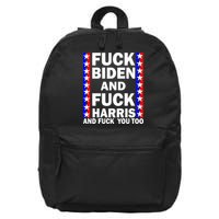 F*ck Kamala Harris and F Joe Biden 16 in Basic Backpack