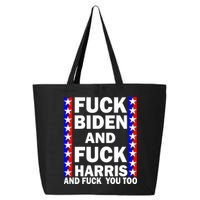 F*ck Kamala Harris and F Joe Biden 25L Jumbo Tote