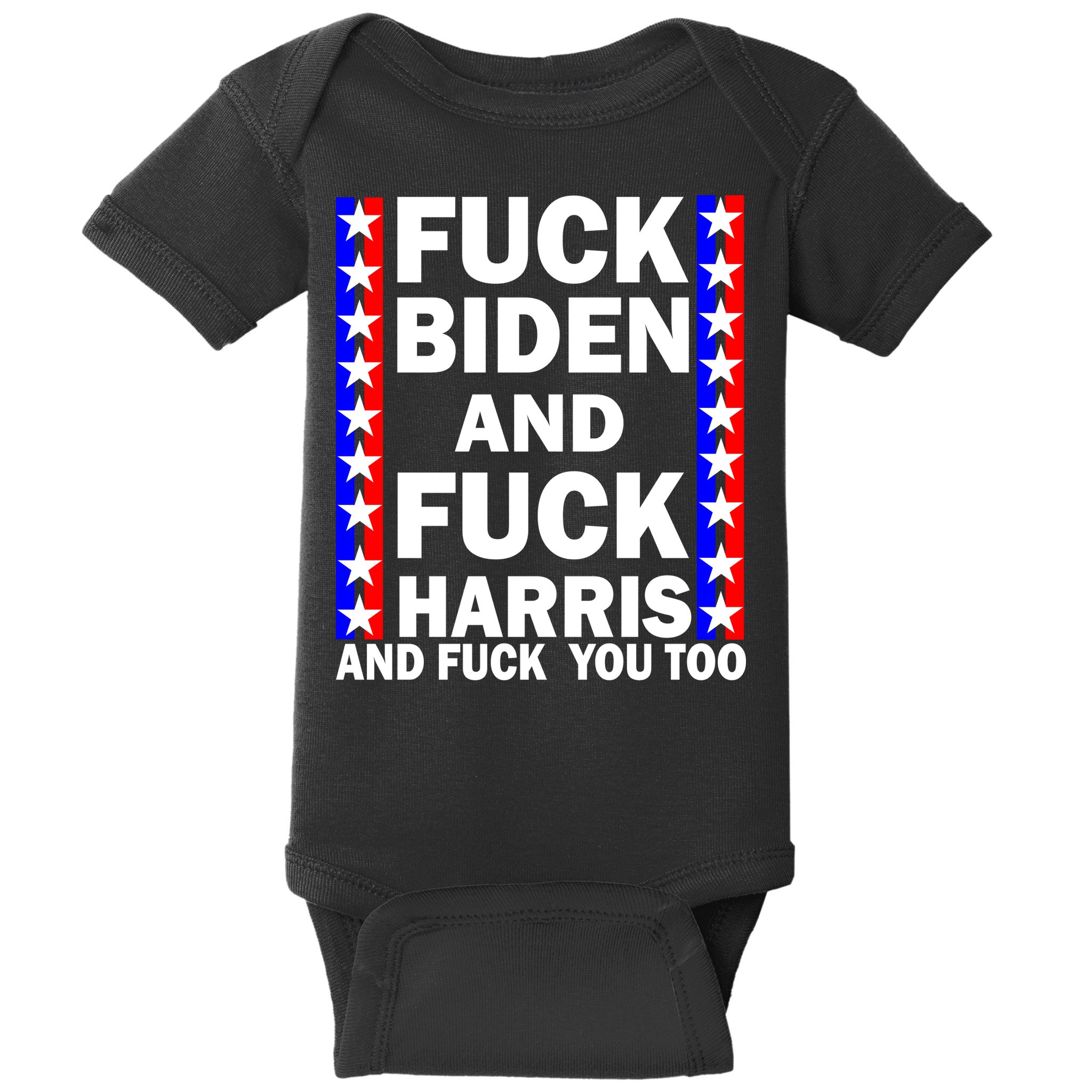 F*ck Kamala Harris and F Joe Biden Baby Bodysuit