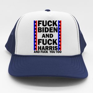 F*ck Kamala Harris and F Joe Biden Trucker Hat