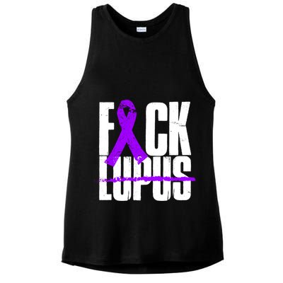 F*ck Lupus Ladies PosiCharge Tri-Blend Wicking Tank