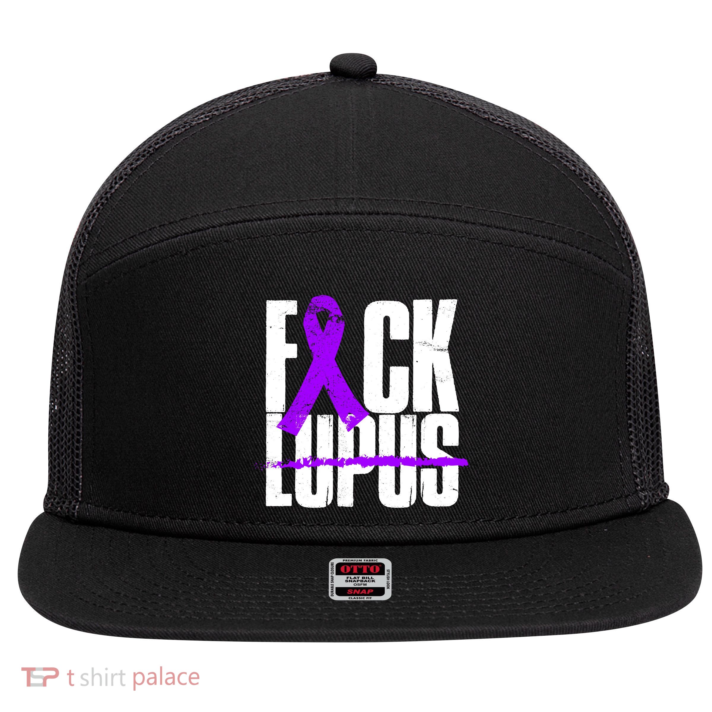 F*ck Lupus 7 Panel Mesh Trucker Snapback Hat