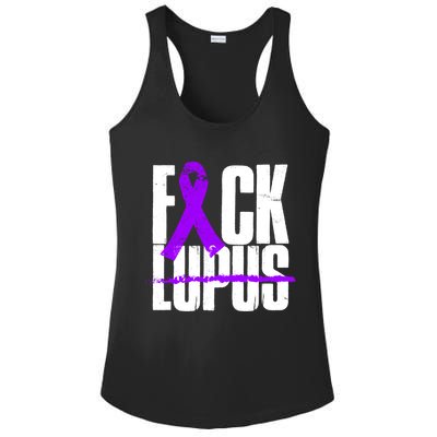 F*ck Lupus Ladies PosiCharge Competitor Racerback Tank