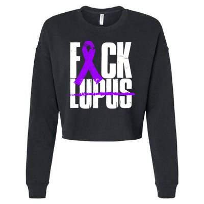 F*ck Lupus Cropped Pullover Crew