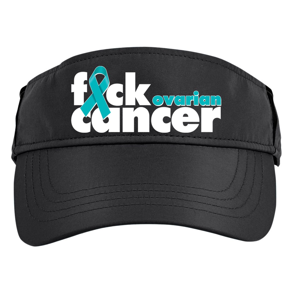F*ck Ovarian Cancer Adult Drive Performance Visor