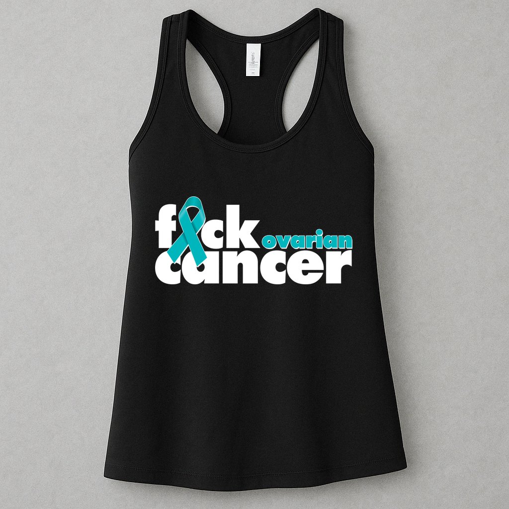 F*ck Ovarian Cancer Womens Tank Top