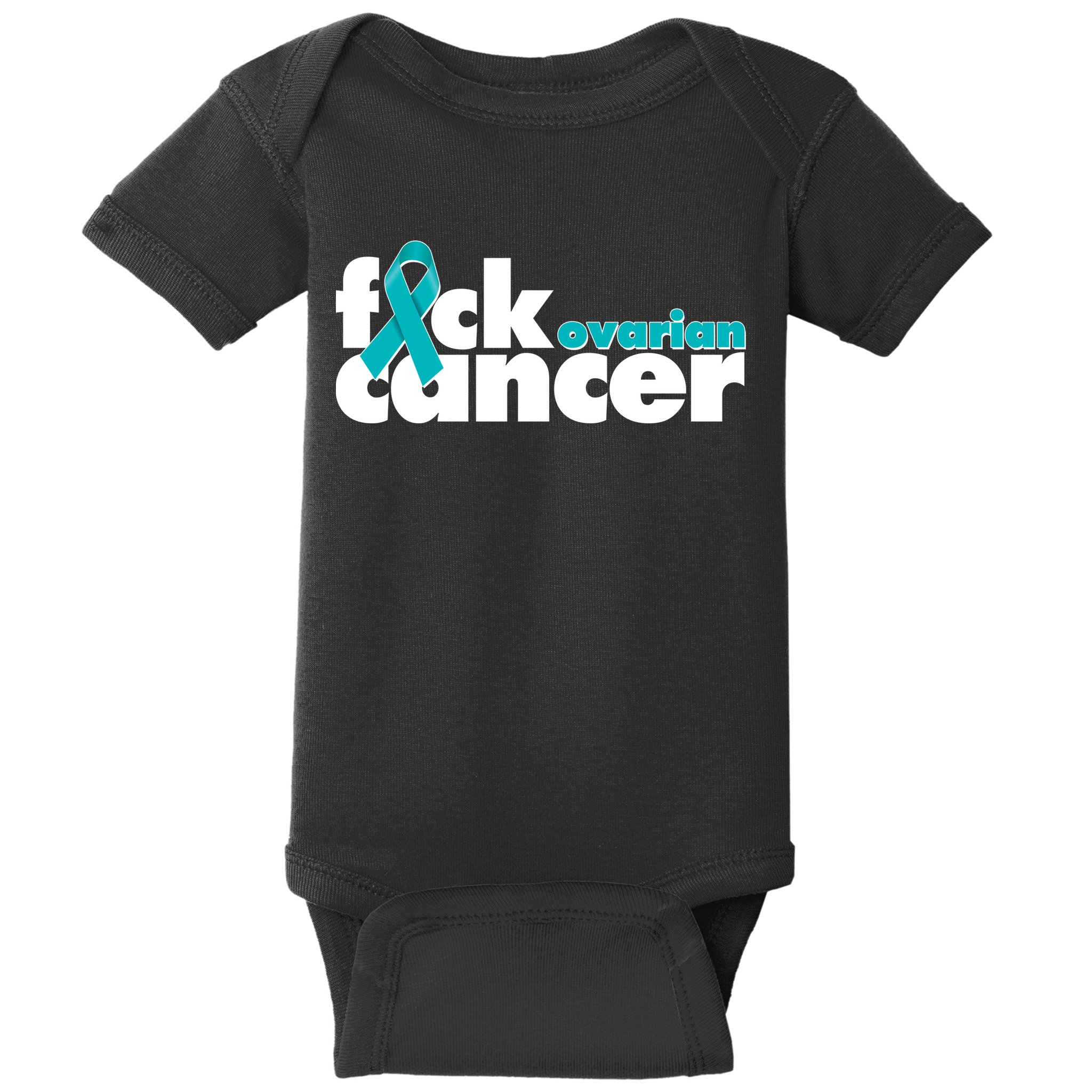 F*ck Ovarian Cancer Baby Bodysuit