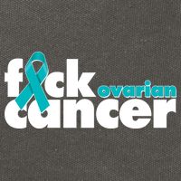 F*ck Ovarian Cancer Cotton Canvas Backpack