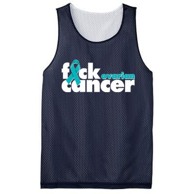 F*ck Ovarian Cancer Mesh Reversible Basketball Jersey Tank