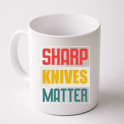 Funny Chef Knife Of Sharp Knives Matter For Chefs Funny Gift Coffee Mug