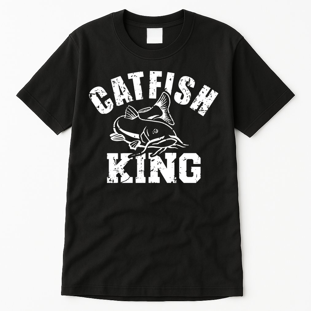 Fishing Catfish King Tall T-Shirt