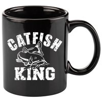 Fishing Catfish King 11oz C Handle Ceramic Mug