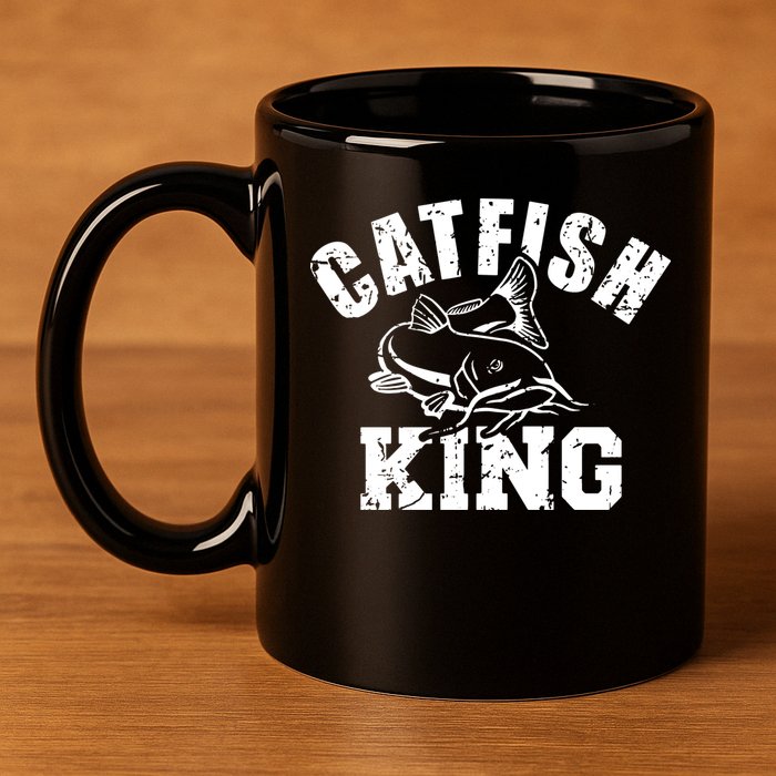Fishing Catfish King 11oz C Handle Ceramic Mug