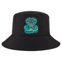 Fanged Cobra King Snake Fast Striking Fangs Bite Cool Comfort Performance Bucket Hat