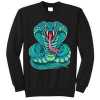 Fanged Cobra King Snake Fast Striking Fangs Bite Sweatshirt