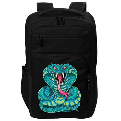 Fanged Cobra King Snake Fast Striking Fangs Bite Impact Tech Backpack