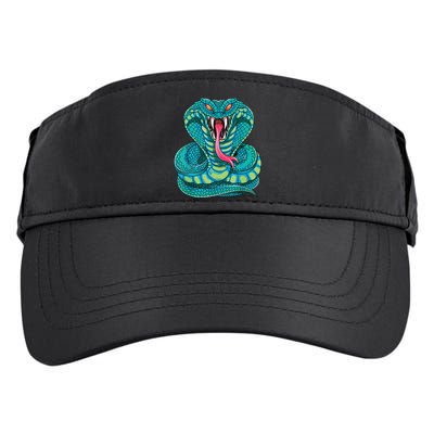 Fanged Cobra King Snake Fast Striking Fangs Bite Adult Drive Performance Visor