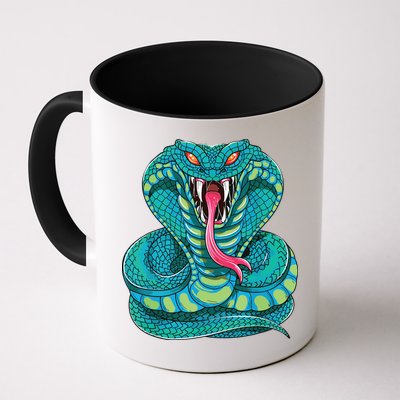 Fanged Cobra King Snake Fast Striking Fangs Bite Mug