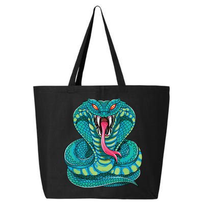 Fanged Cobra King Snake Fast Striking Fangs Bite 25L Jumbo Tote