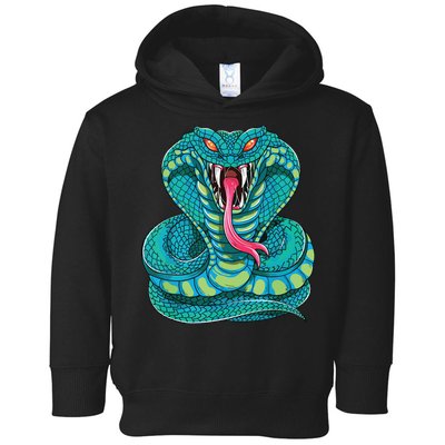 Fanged Cobra King Snake Fast Striking Fangs Bite Toddler Hoodie