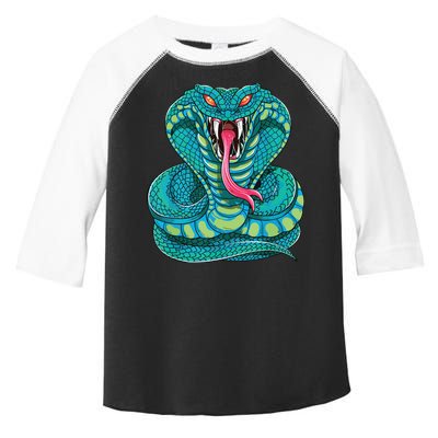 Fanged Cobra King Snake Fast Striking Fangs Bite Toddler Fine Jersey T-Shirt