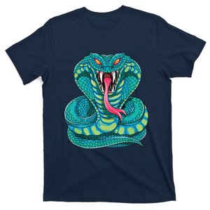 Fanged Cobra King Snake Fast Striking Fangs Bite T-Shirt