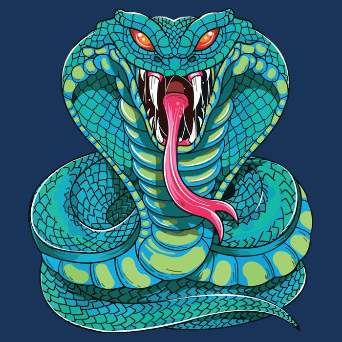 Fanged Cobra King Snake Fast Striking Fangs Bite Infant Baby Jersey Bodysuit