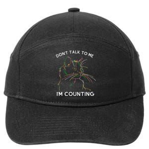 Funny Cat Knits Don Alk O Me I M Counting 7-Panel Snapback Hat