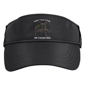 Funny Cat Knits Don Alk O Me I M Counting Adult Drive Performance Visor