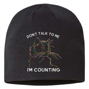 Funny Cat Knits Don Alk O Me I M Counting Sustainable Beanie