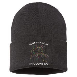 Funny Cat Knits Don Alk O Me I M Counting Sustainable Knit Beanie