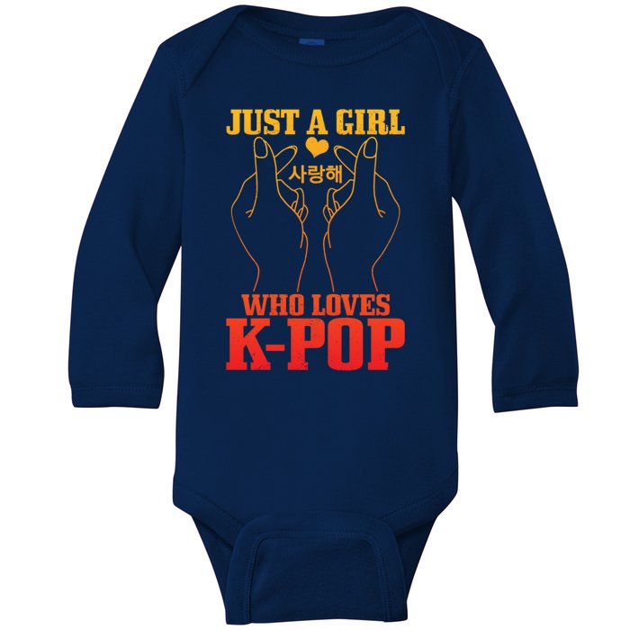 Funny Cute Kdrama Korean Music Baby Long Sleeve Bodysuit