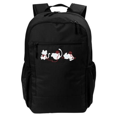 Funny Cute Kitten Cats Tomcat Playing with a Wool Ball Daily Commute Backpack