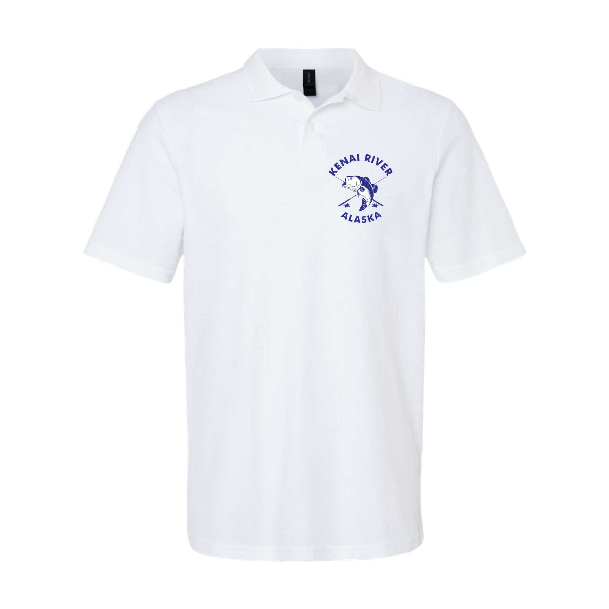 Fishing Club Kenai River Alaska Polo