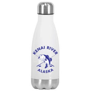 Fishing Club Kenai River Alaska Stainless Steel Insulated Water Bottle