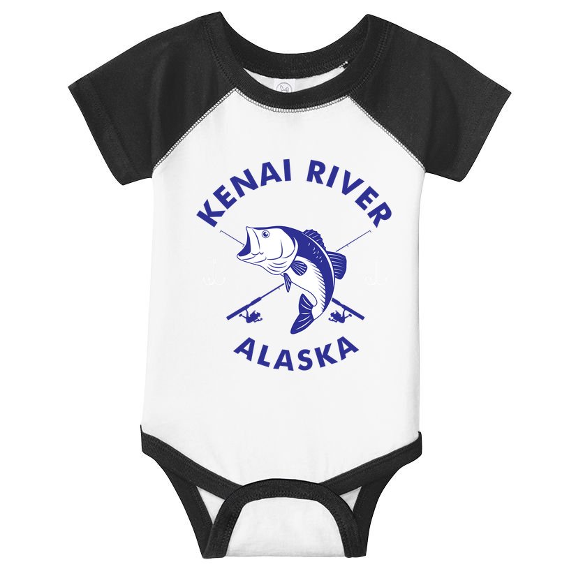 Fishing Club Kenai River Alaska Infant Baby Jersey Bodysuit