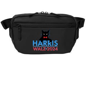 Funny Cute Kamala Harris Tim Walz 2024 Cat Crossbody Pack